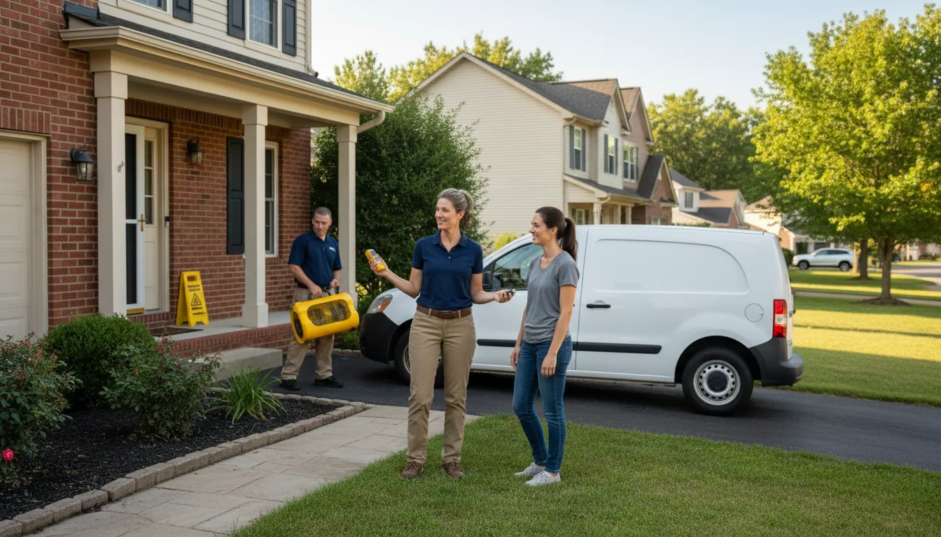 Water restoration image for Dehumidification And Cleanup Services in Meridianville, AL